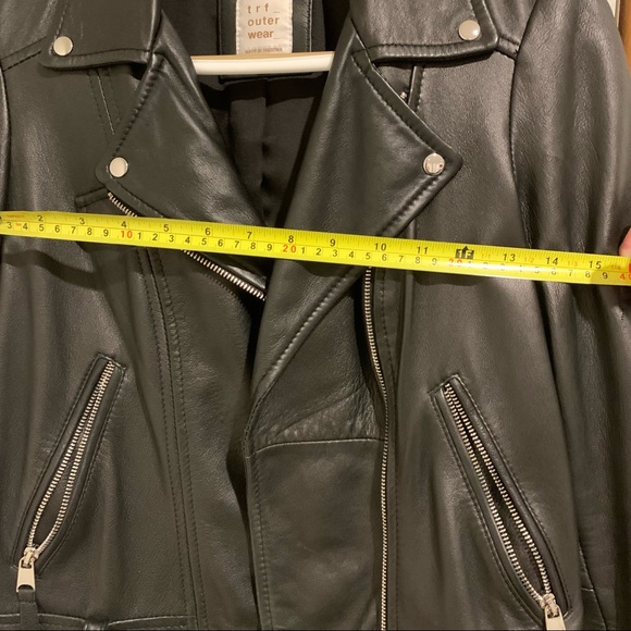 Zara Real Leather Jacket - Picture 9 of 12